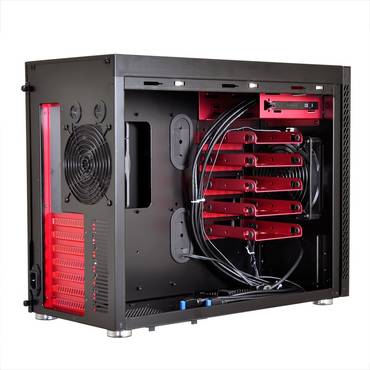 Lian Li PC-A51: Aluminium-Midi-Tower mit umgekehrter Luftführung