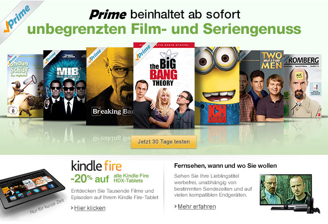 Amazon Prime  Bild © PCMasters