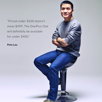 Pete Lau nennt Preis des OnePlus One-Smartphones