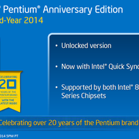 Intel Pentium Anniversary Edition: Limitierte Zwei-Kern-CPU mit freiem Multiplikator und Quick Sync
