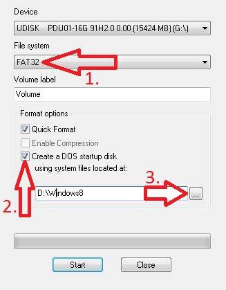 USB Stick formatieren