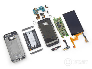 HTC One (M8): iFixit zerlegt das neue Android-Smartphone