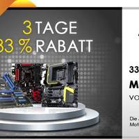 MSI Triple Three: Hersteller gewährt auf alle Mainboards drei Tage lang 33 Prozent Rabatt