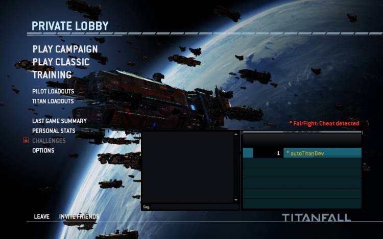 Titanfall Cheater Lobby