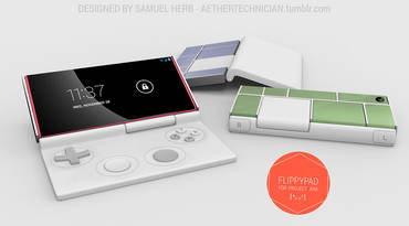 Google Project Ara: "Flippypad"-Konzept macht Smartphone zur mobilen Spielekonsole