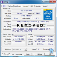 Benchmarks Intel Core i7-4790