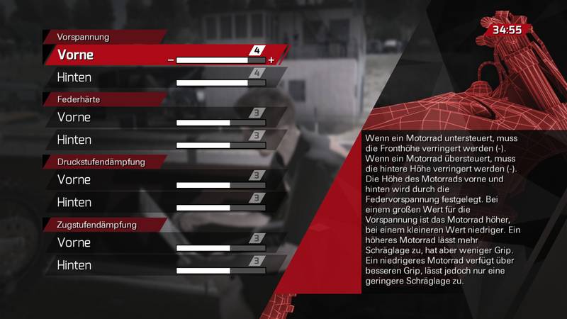 MXGP Bike Settings (Federung)