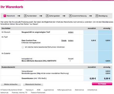 Telekom Data Comfort Free: Unternehmen verschenkt 2x 5 GB LTE-Volumen