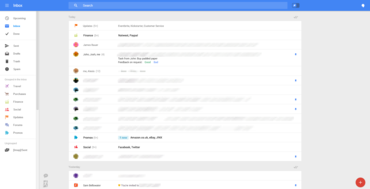 Sieht so die neue Gmail-Oberfläche aus?