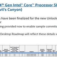 Intel Devil's Canyon: Finale Spezifikationen der "K"-Modelle Core i5-4690K und Core i7-4790K aufgetaucht