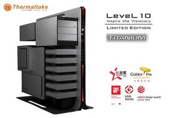 Thermaltake Level 10 Titanium: Edler Gaming-Tower in limitierter Auflage 