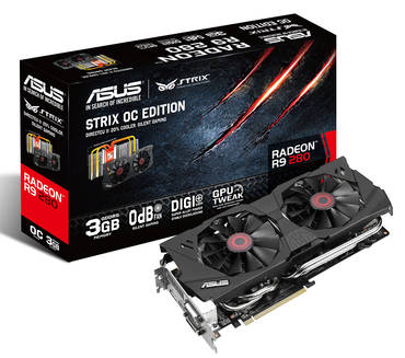 Asus stellt GeForce GTX 780 und R9 280 in der "Strix"-Edition vor