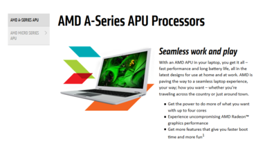 AMD-Webseite enthüllt 10 neue "Kaveri"-APUs