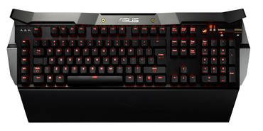 Asus ROG GK2000-Tastatur mit Hintergrundbeleuchtung und Cherry MX Red-Schaltern