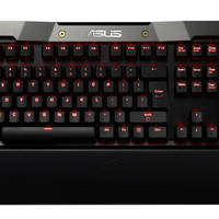 Asus ROG GK2000-Tastatur mit Hintergrundbeleuchtung und Cherry MX Red-Schaltern