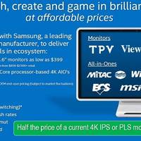 Günstige 4K-Monitore: Dank Intel und Samsung bereits ab 399 US-Dollar