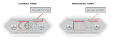Apple: Rückrufaktion für Netzteile der iPhone-Modelle 3GS, 4 und 4S